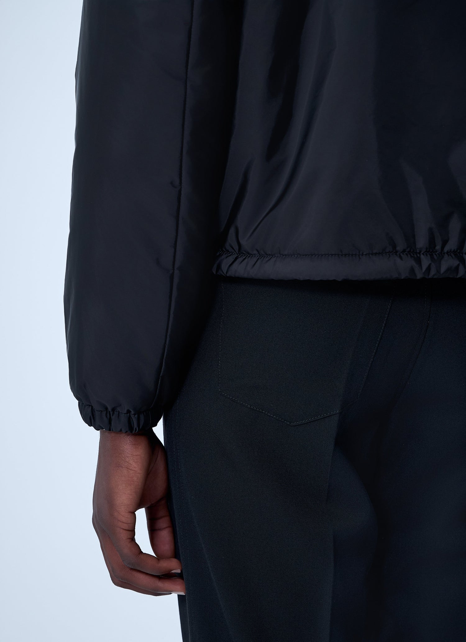 Prada Men Short Re-Nylon Down Jacket by Luosophy