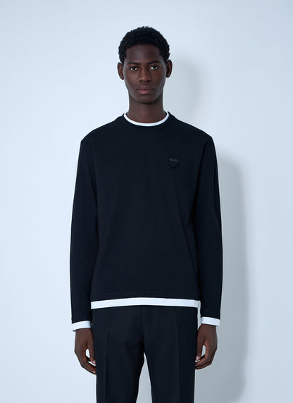 Prada Men Logo Motif T-Shirt by Luosophy