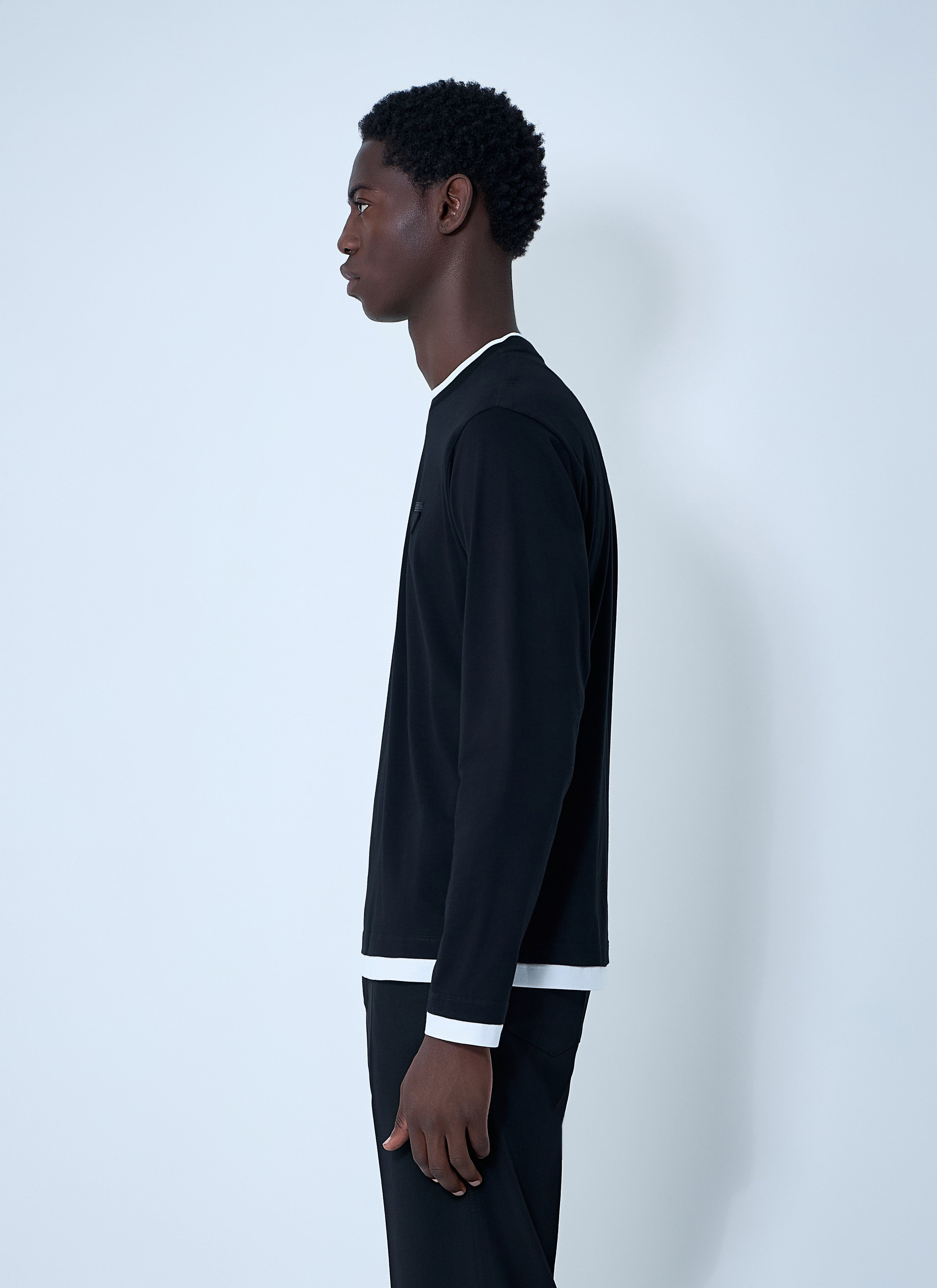 Prada Men Logo Motif T-Shirt by Luosophy