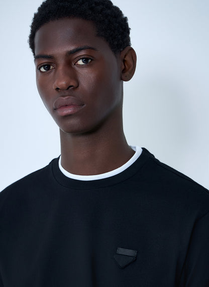 Prada Men Logo Motif T-Shirt by Luosophy