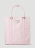 Prada Women Crinkled Leather Tote Bag by Luosophy