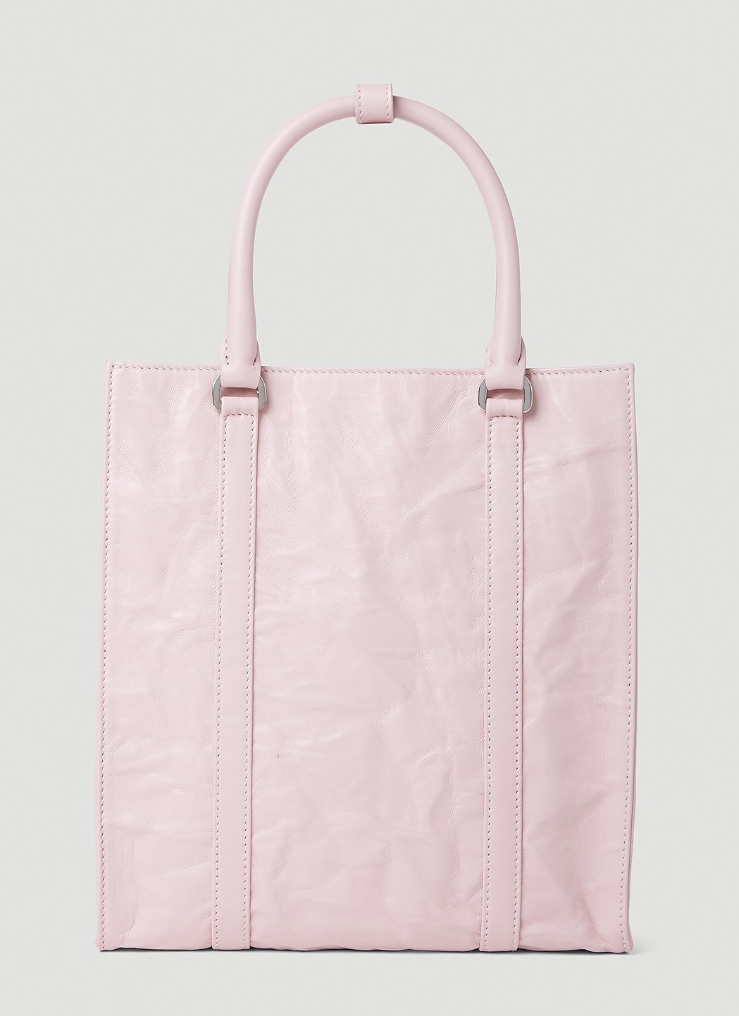 Prada Women Crinkled Leather Tote Bag by Luosophy