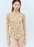 Prada Women Printed Stretch Tulle Bodysuit by Luosophy