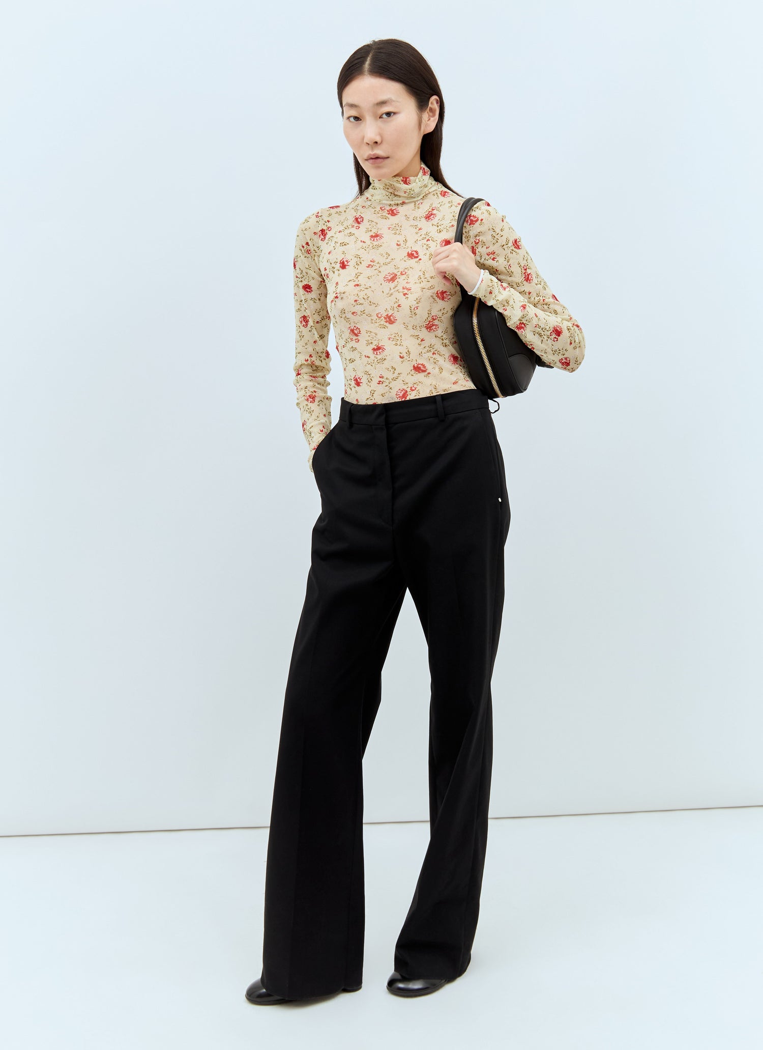 Prada Women Printed Stretch Tulle Bodysuit by Luosophy