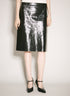 Prada Women Craquelé Leather Skirt by Luosophy