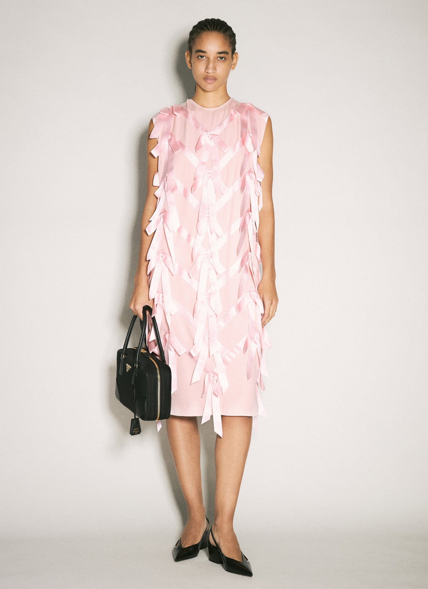 Prada Women Sablé Midi Dress by Luosophy