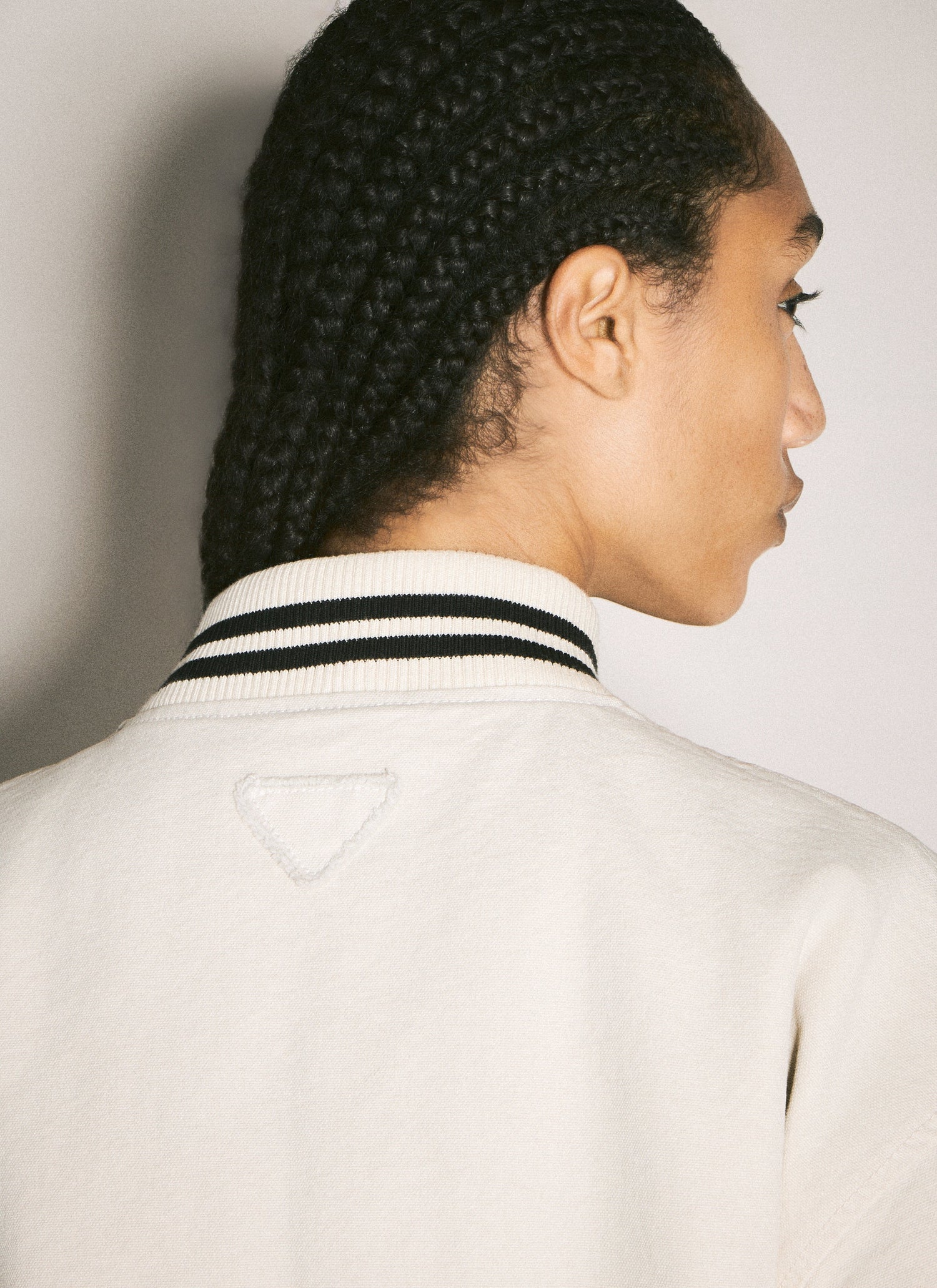 Prada Women Canvas Bomber Jacket by Luosophy