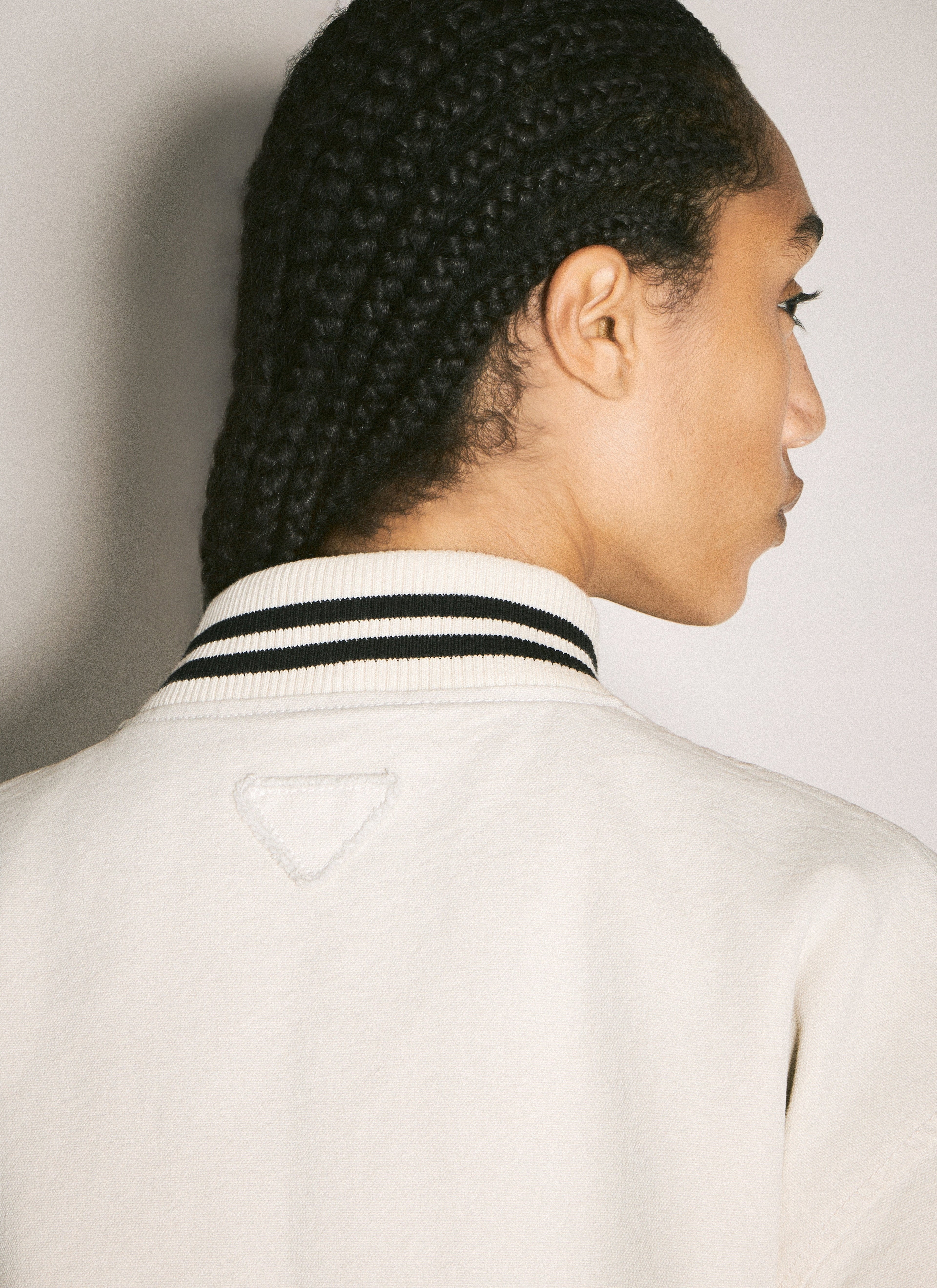 Prada Women Canvas Bomber Jacket by Luosophy