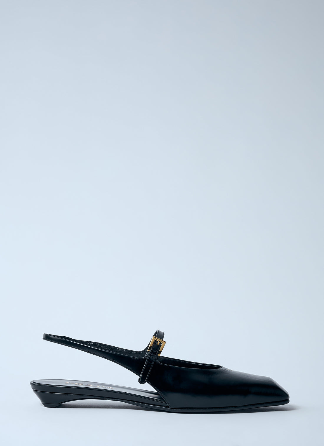 Prada Women Leather Slingback Ballerina Pumps by Luosophy