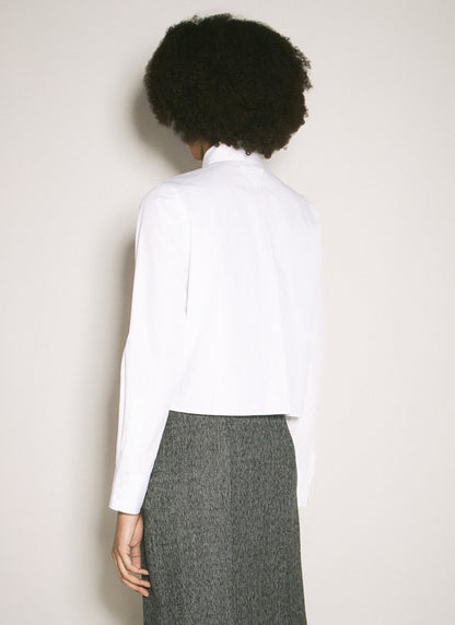 Prada Women Embroidered Poplin Shirt by Luosophy