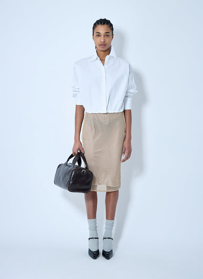 Prada Women Crochet Midi Skirt by Luosophy