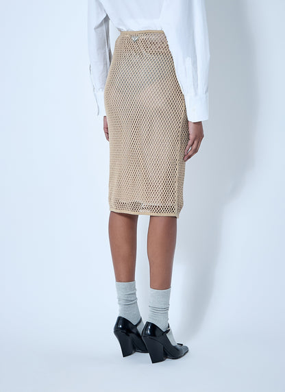 Prada Women Crochet Midi Skirt by Luosophy