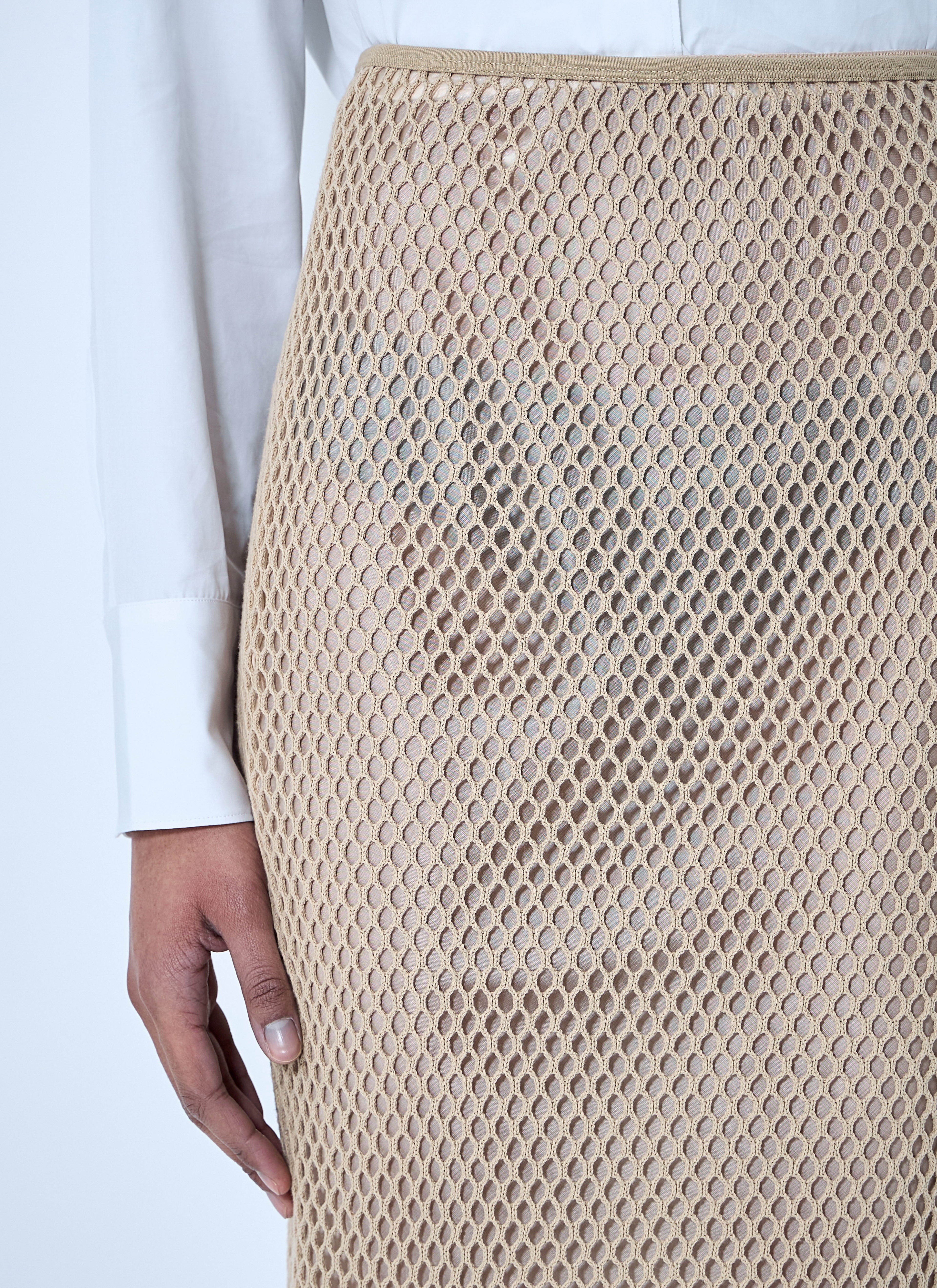 Prada Women Crochet Midi Skirt by Luosophy