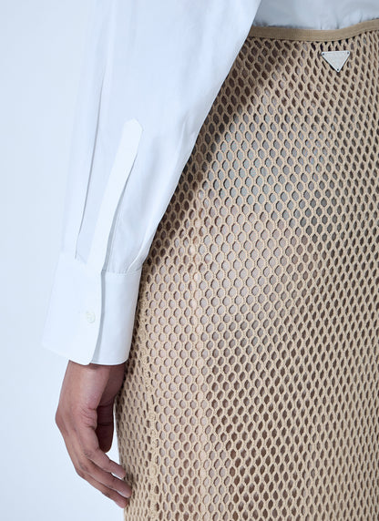 Prada Women Crochet Midi Skirt by Luosophy