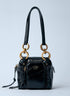 Prada Women Mini Dangle Leather Handbag by Luosophy