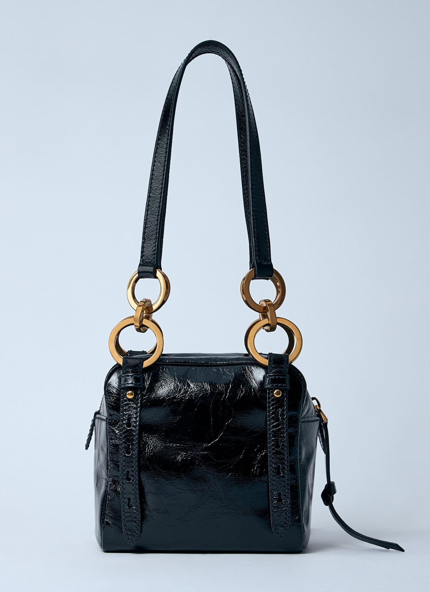 Prada Women Mini Dangle Leather Handbag by Luosophy