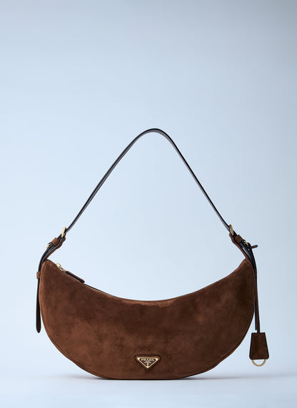 Prada Women Small Suede Shoulder Bag by Luosophy