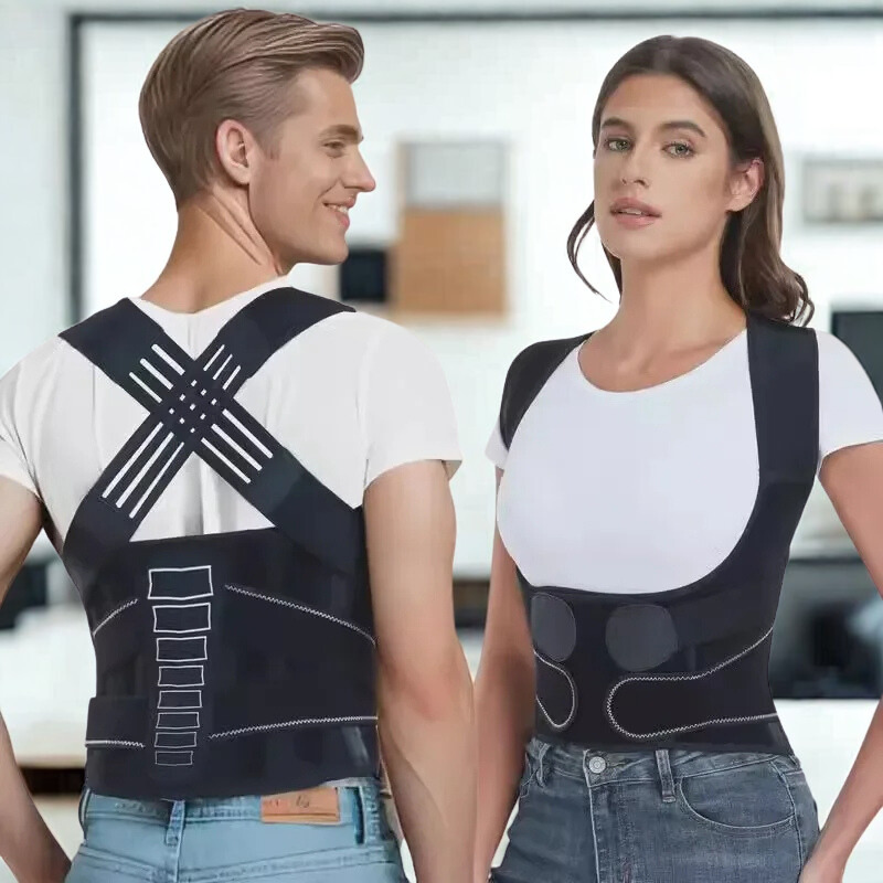 AlignPro™ Premium Posture Corrector – Back Support Brace for Pain Relief &amp; Spinal Alignment