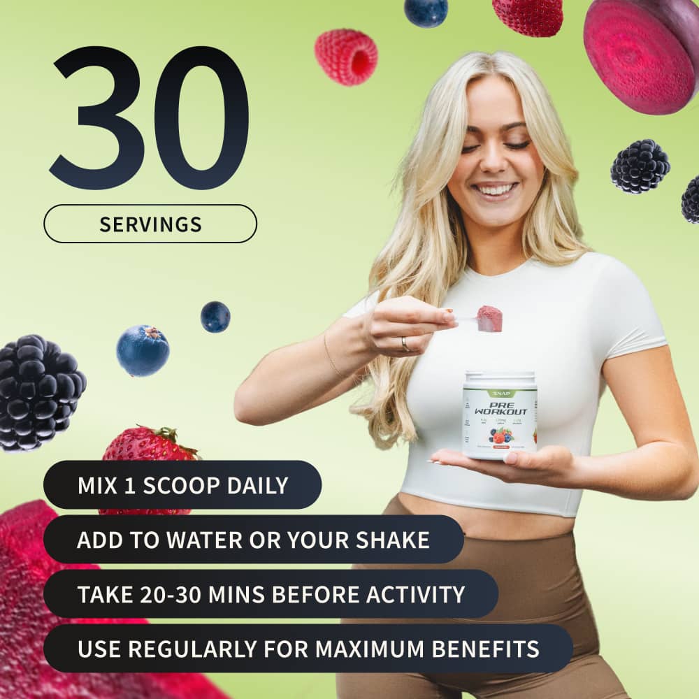 Nitric Oxide Organic Beets Pre-Workout by Snap Supplements