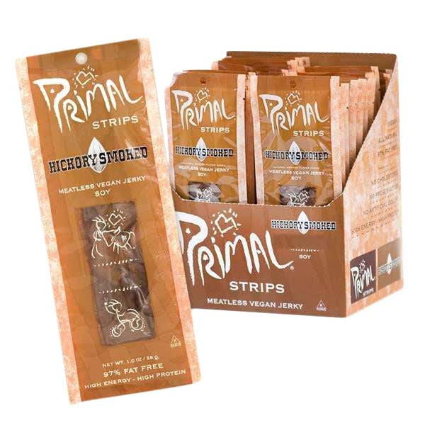 Jerky, Hickory Smoked, Vegan, Primal Strips by Country Life Natural Foods
