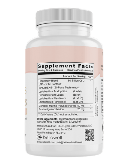 Probiotics 60 Billion by Bellawell