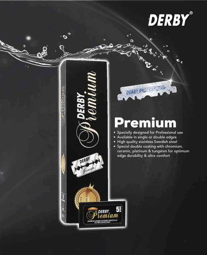 Derby Premium Double Edge Razor Blades 100Ct