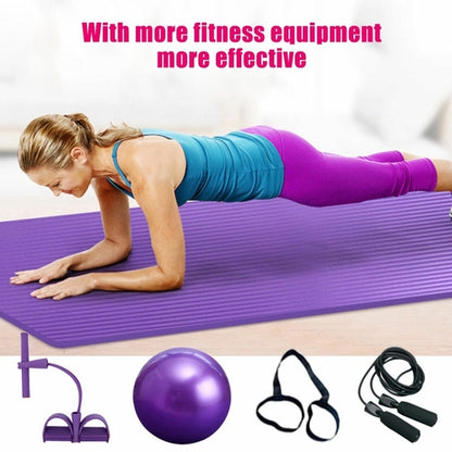 5-Piece Deluxe Yoga Fitness Set - Complete Home Gym Exercise Kit with Mat, Ball & Resistance Bands