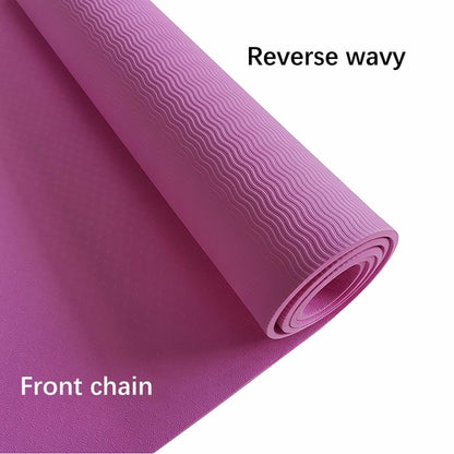 Premium NBR Yoga Mat - Extra Thick Non-Slip Exercise Mat 72x24 inches