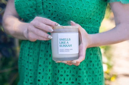 Smells Like A Sukkah - Lulav, Etrog, and Paper Chains Scented Candle