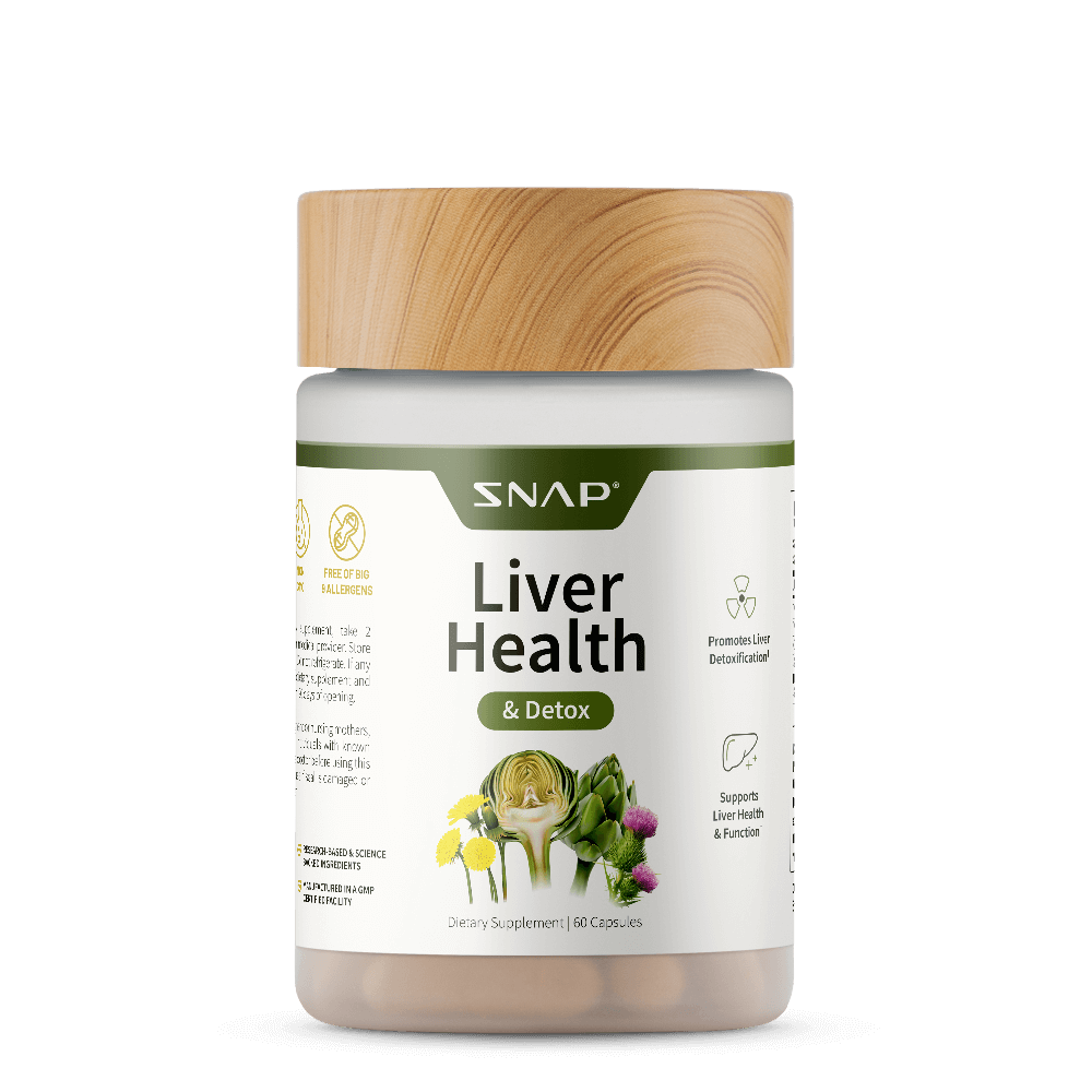 Liver Health &amp; Detox - 3 Month Supply by Snap Supplements