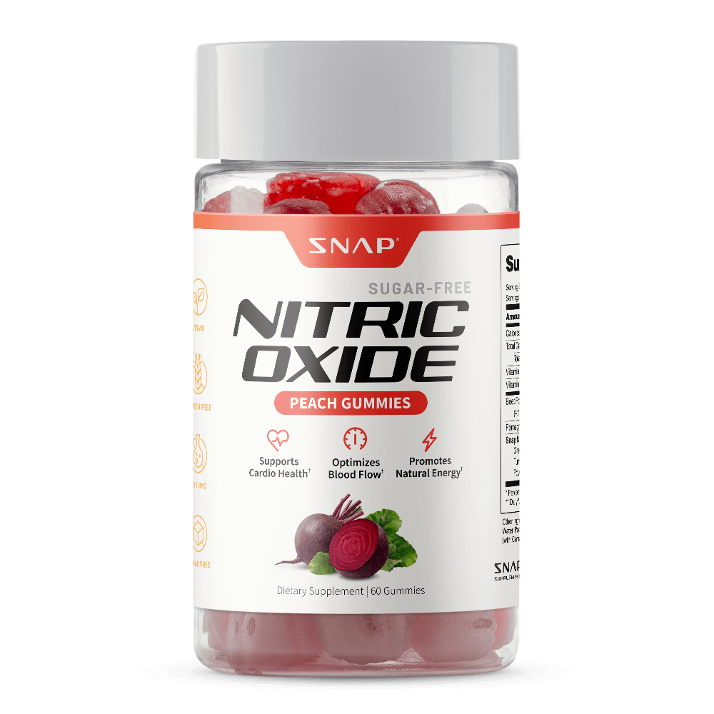 Nitric Oxide Gummies - Peach Flavor by Snap Supplements