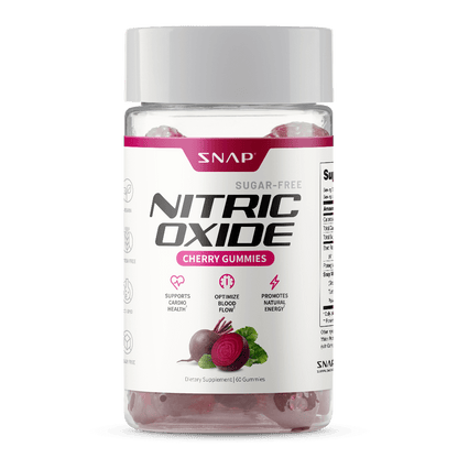 Nitric Oxide Gummies (Cherry Flavor) - 3 Month Supply by Snap Supplements