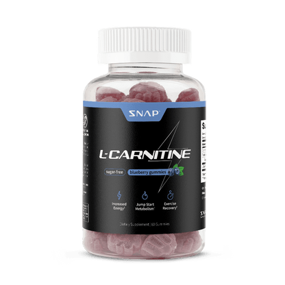 L-Carnitine Sugar-Free Blueberry Gummies by Snap Supplements