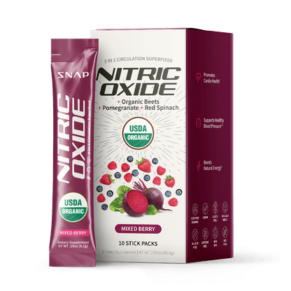 Nitric Oxide Organic Beets Single-Serve Packs by Snap Supplements