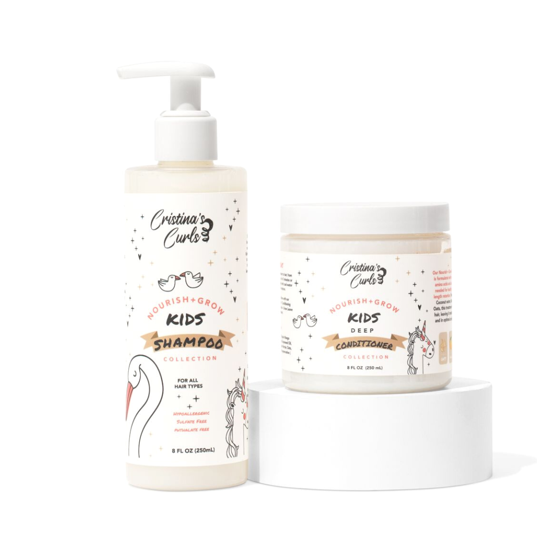 Nourish + Grow Shampoo and Conditioner Set by Cristina&
