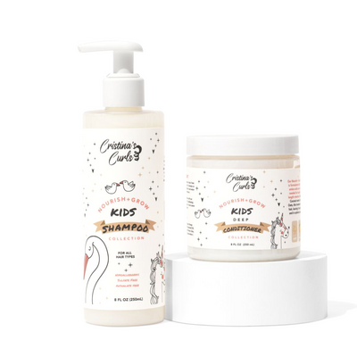 Nourish + Grow Shampoo and Conditioner Set by Cristina's Curls