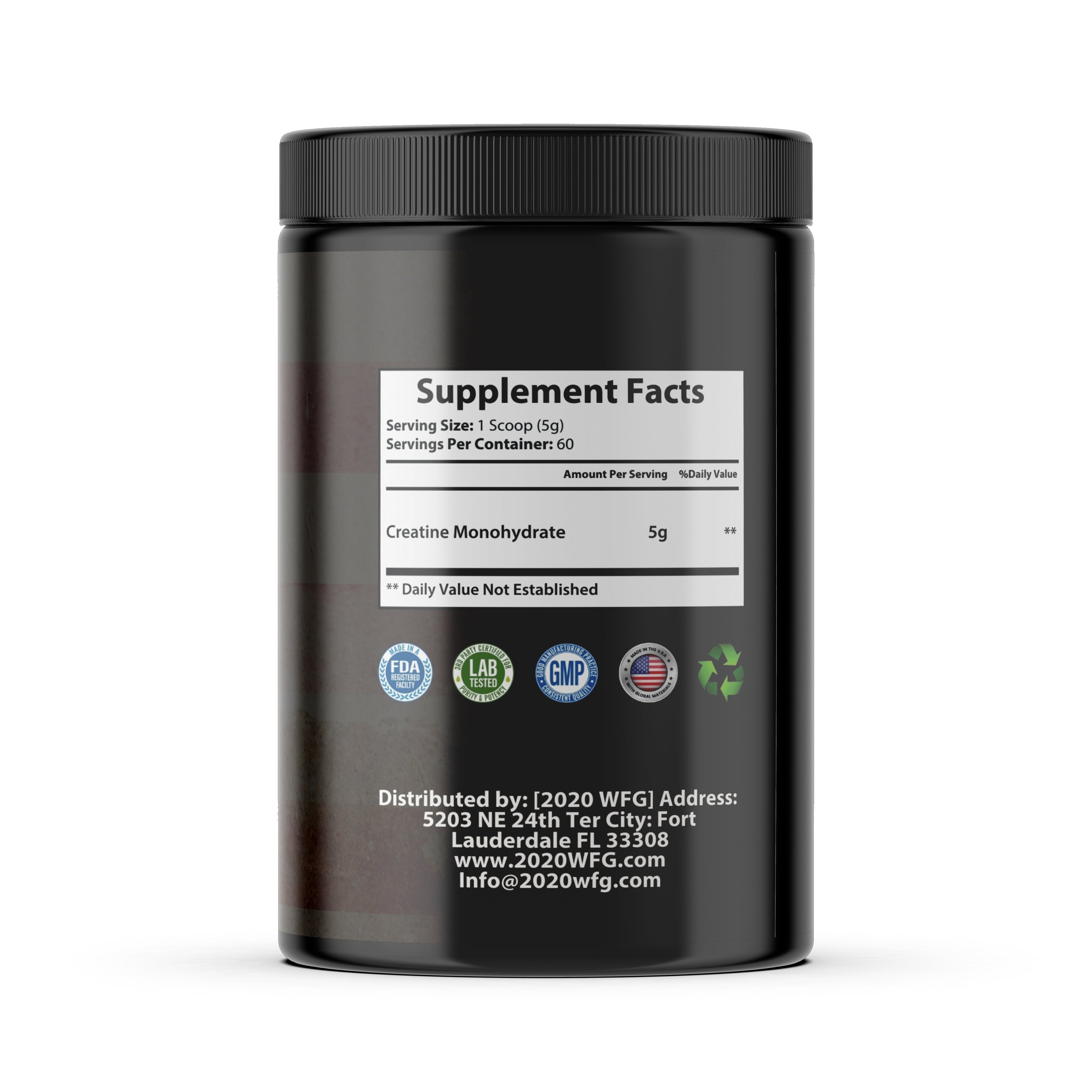 Creatine Monohydrate - Bio-Enhanced Muscle Fuel for Strength &amp; Recovery | 60 Servings