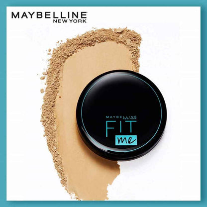 Maybelline New York Fit Me 12Hr Oil Control Compact, 128 Warm Nude