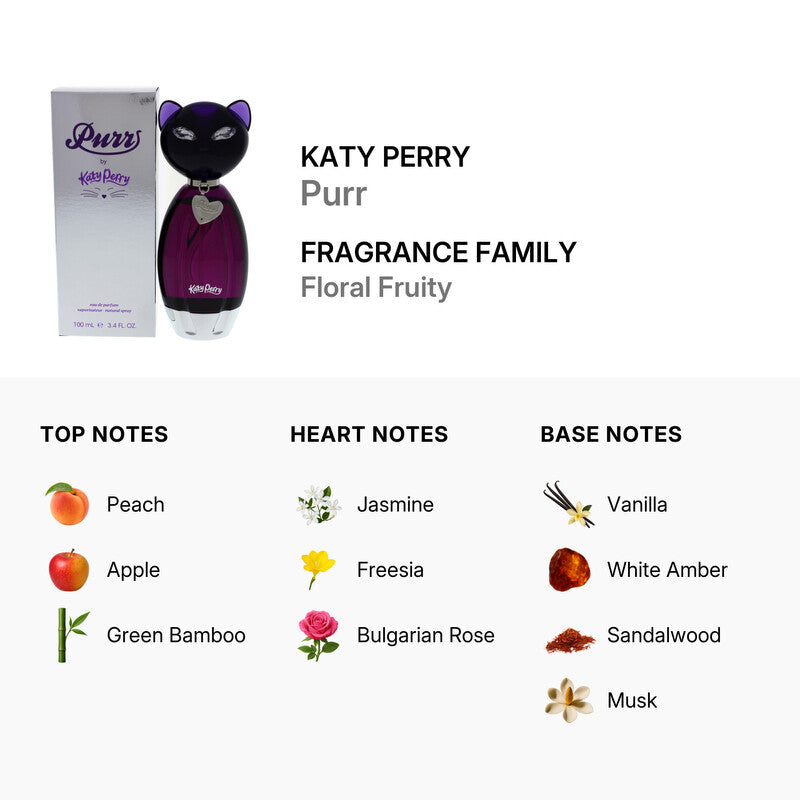 Purr by Katy Perry Eau de Parfum Women (3.4oz) - DestGlow