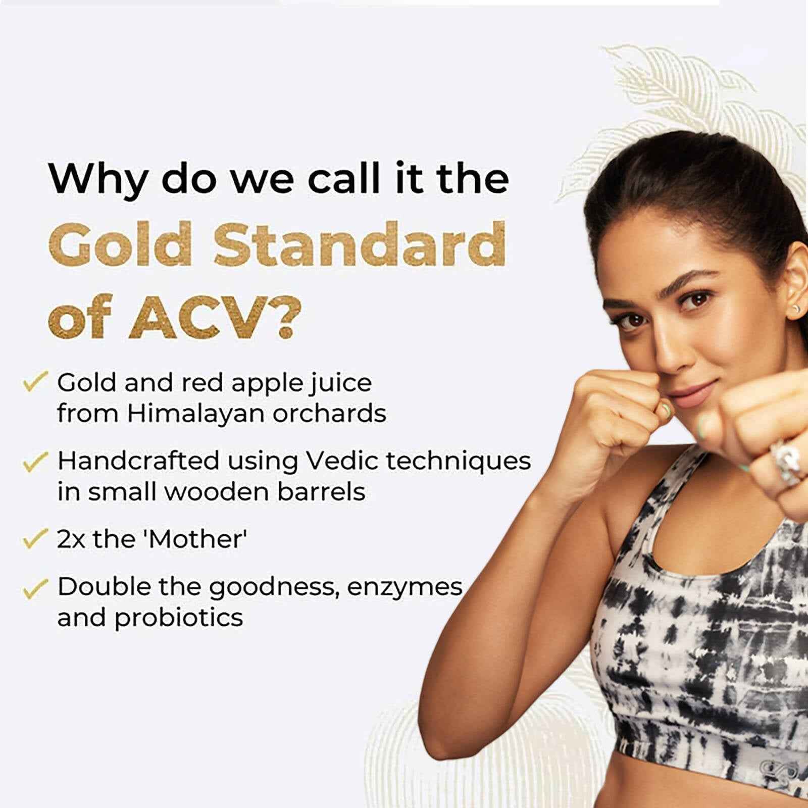 Wellbeing Nutrition Organic Apple Cider Vinegar with 2X Mother - Amla, Turmeric, Cinnamon, and Black Pepper