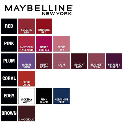 Maybelline New York Color Sensational Creamy Matte Lipstick/903 Midnight Date by Dista