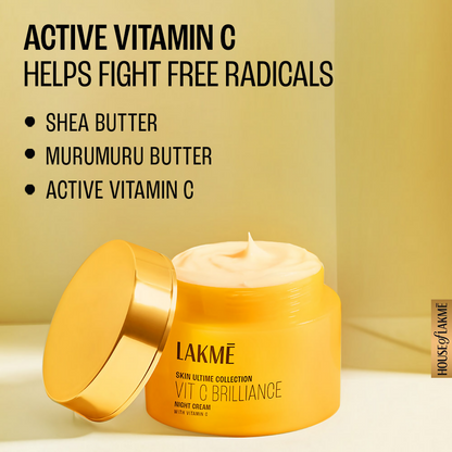 Lakme 9 to 5 Vitamin C+ Night Cream with Vitamin C