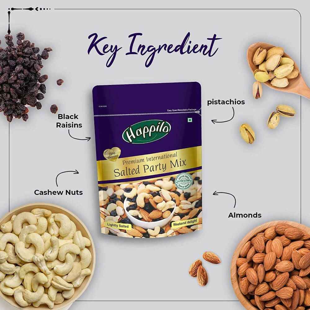 Happilo Premium Nuts &amp; Dry Fruit Combo (Trail Mix, Nut Mix &amp; Party Mix)