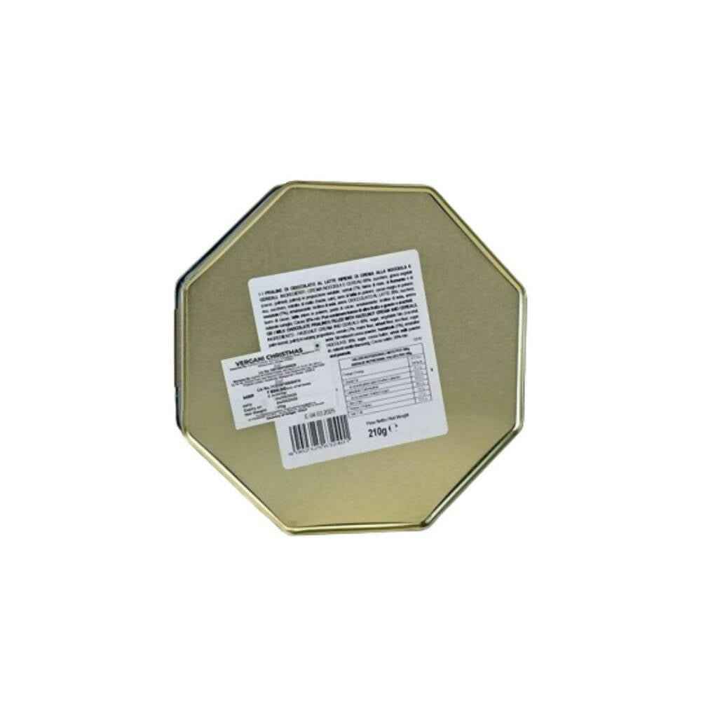 Ajfan Milk Chocolate Hazelnut Pralines in Flying Santa Gift Tin