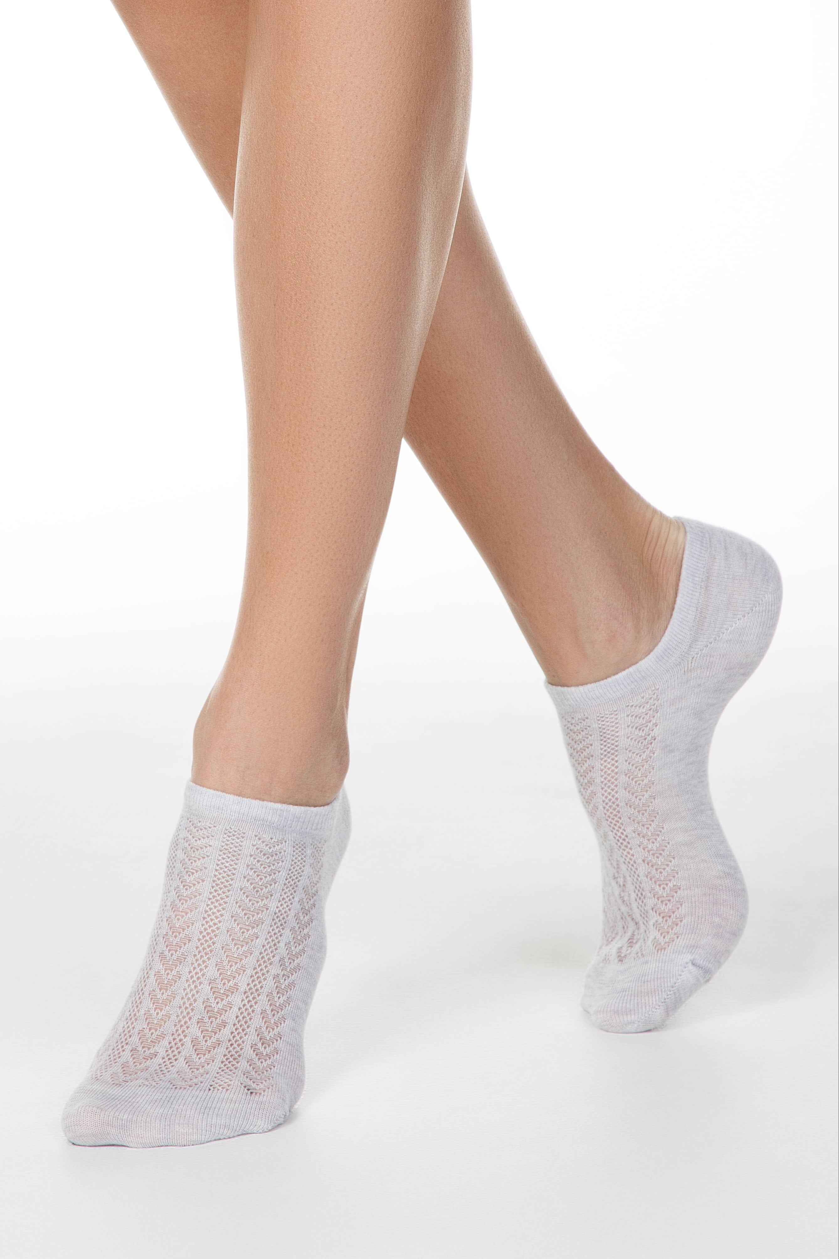Cotton Ankle Socks Conte Active - 179 Openwork Weave