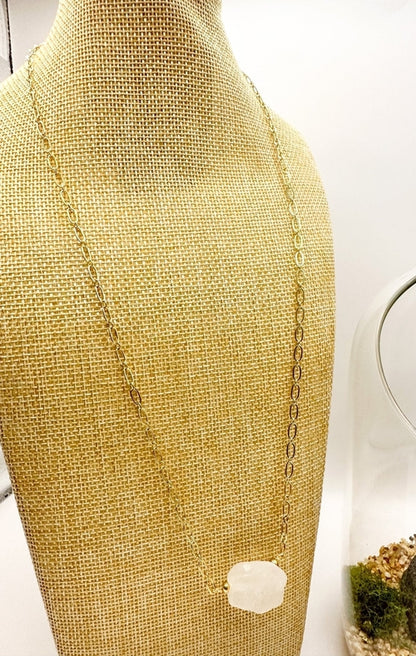 Handmade Quartz Crystal Necklaces - Healing Stone Jewelry Collection