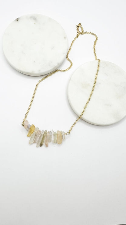 Handmade Quartz Crystal Necklaces - Healing Stone Jewelry Collection