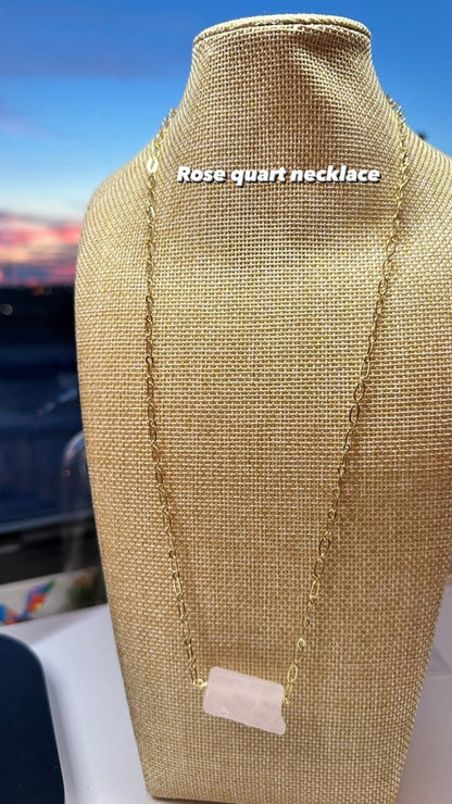 Handmade Quartz Crystal Necklaces - Healing Stone Jewelry Collection