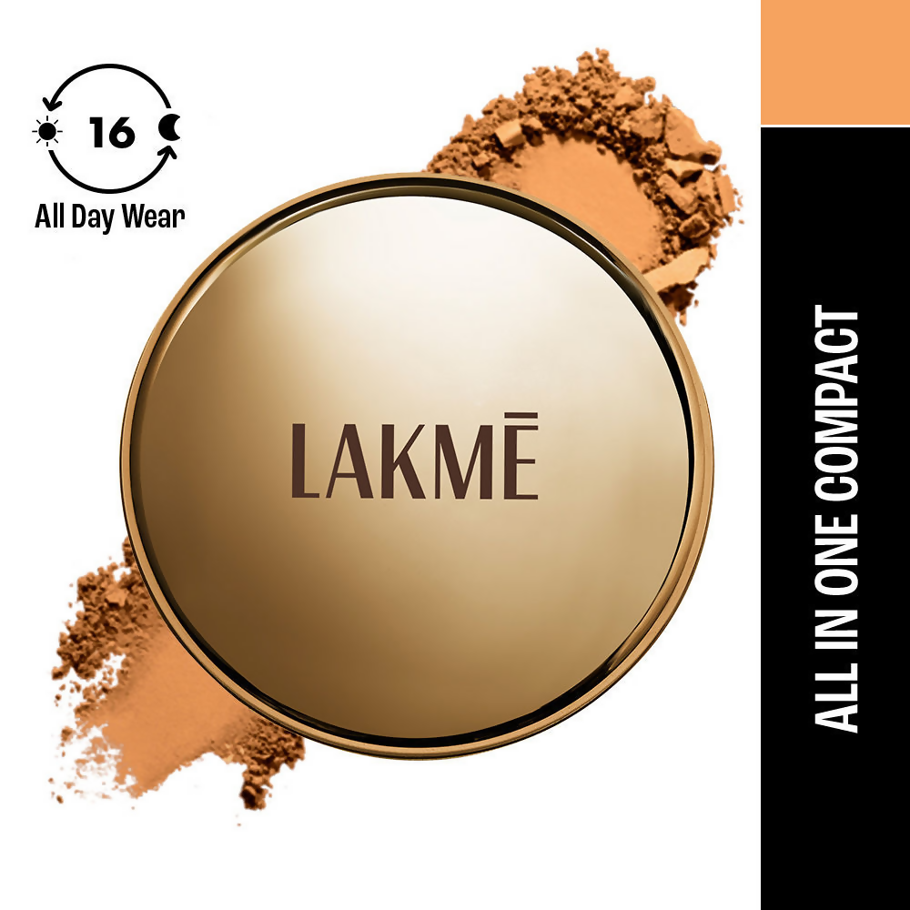 Lakme Powerplay Priming Powder Foundation, 3-In-1, Lasting Matte - Honey Dew
