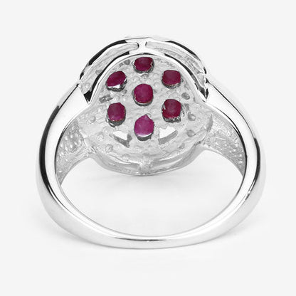 1.54 Carat Genuine Ruby .925 Sterling Silver Ring by Bids.com